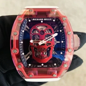 Replica Richard Mille RM 52-01 Skull Red Sapphire Watch
