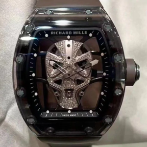 Replica Richard Mille RM 52-06 Mask Tourbillon Brown Sapphire Watch