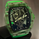 Replica Richard Mille RM 52-06 Tourbillion Mask Green Emerald Sapphire Watch