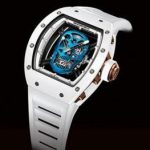 Replica Richard Mille RM052 Blue Skull Toutuo flywheel Watch