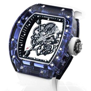 Replica Richard Mille RM055 SAPPHIRE "A55 BLUE" Watch