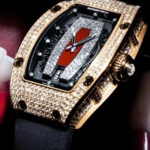 Replica Richard Mille RM 007 Red Gold full set half set dial diamond 506.064.XXXX Watch