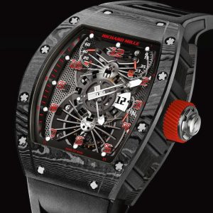 Replica Richard Mille RM 022 Tourbillon Aerodyne Dual Time ZONE Black Carbon Watch