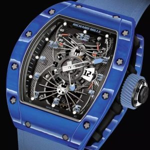 Replica Richard Mille RM 022 Tourbillon Aerodyne Dual Time Blue Watch