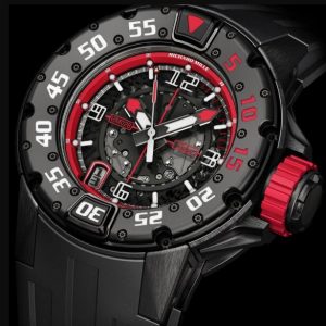 Replica Richard Mille RM 028 Diver Americas Black Titanium Watch