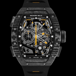 Replica Richard Mille RM 43-01 Tourbillon Split-Seconds Chronograph Ferrari Carbon TPT Watch