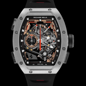 Replica Richard Mille RM 43-01 Tourbillon Split-Seconds Chronograph Ferrari Titanium Watch
