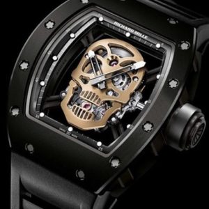 Replica Richard Mille RM 52-01 Tourbillon Skull Nano Ceramique Watch