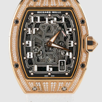 Replica Richard Mille RM67-01 Extra Flat Rose Gold with Diamonds Watch